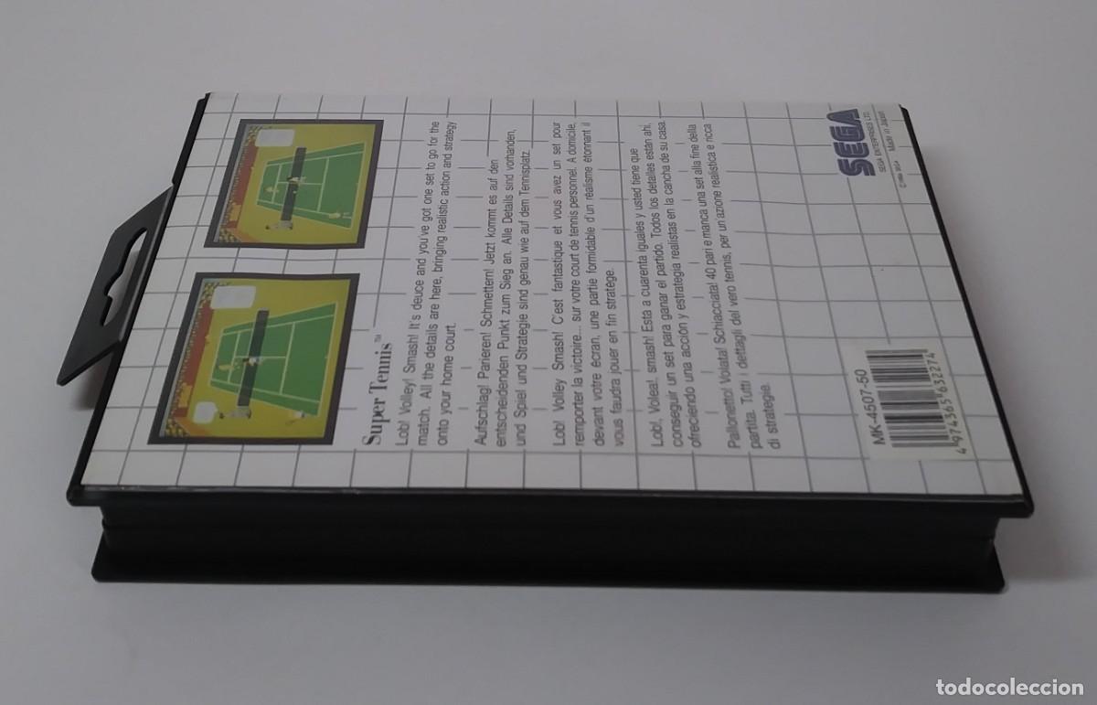 Videojuegos y consolas: SUPER TENNIS MASTER SYSTEM COMPLETO - Foto 8