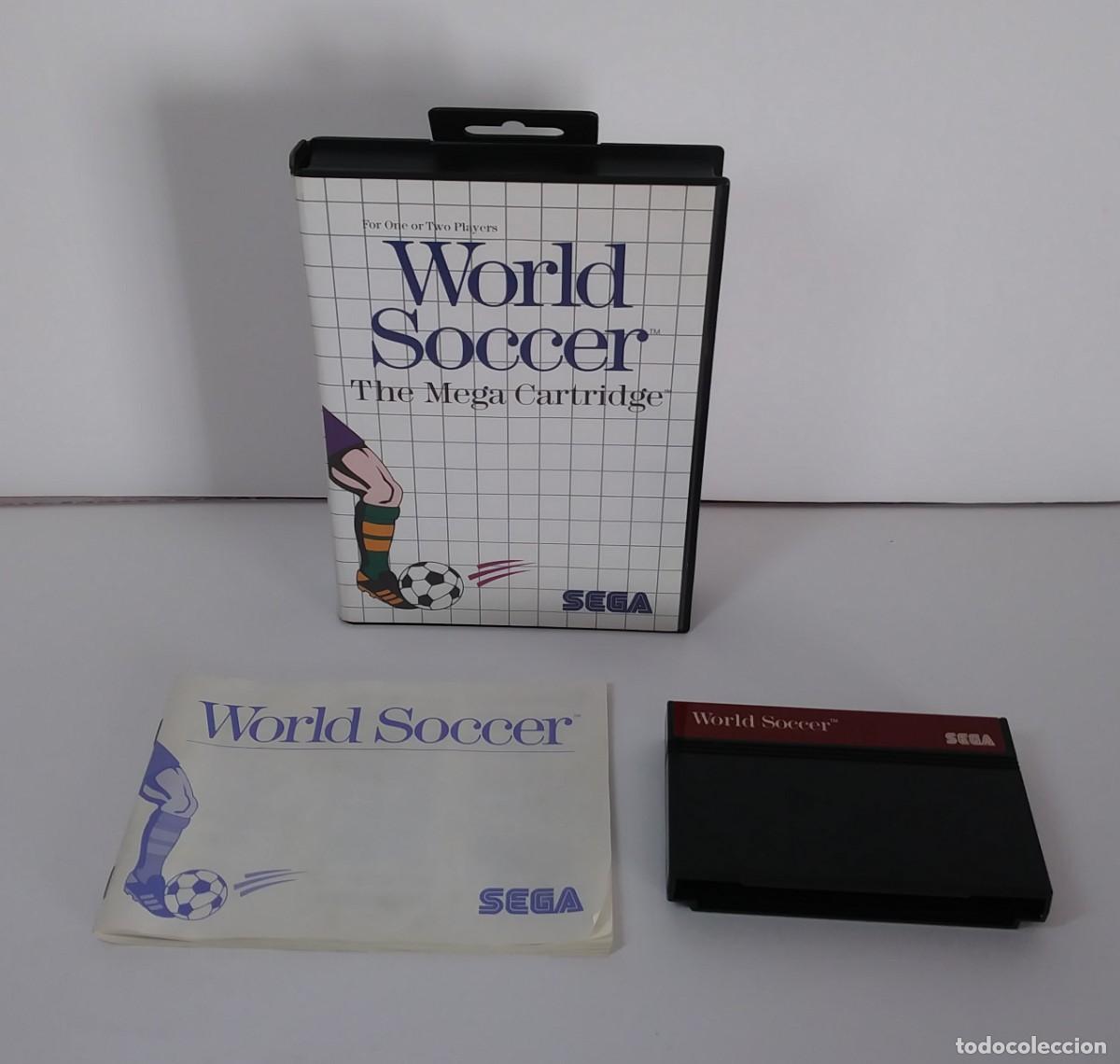 Videojuegos y consolas: WORLD SOCCER MASTER SYSTEM COMPLETO - Foto 2