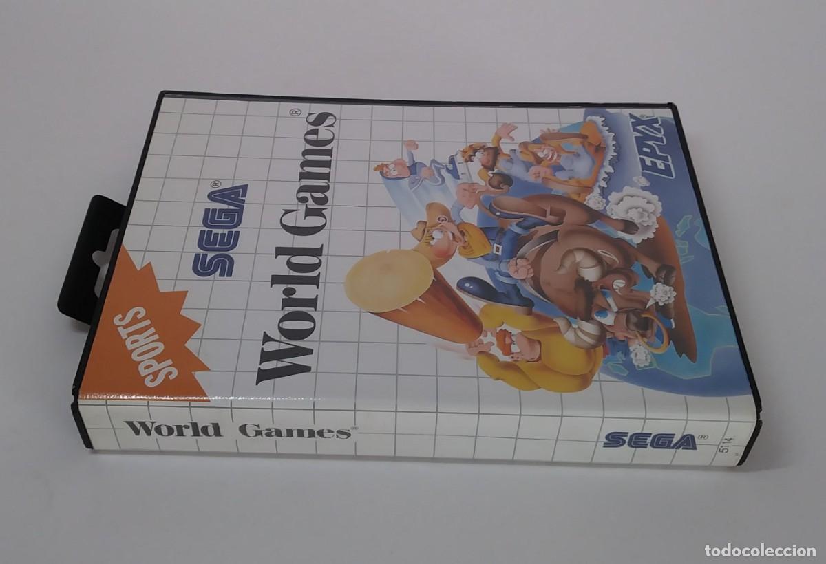 Videojuegos y consolas: WORLD GAMES MASTER SYSTEM COMPLETO - Foto 4