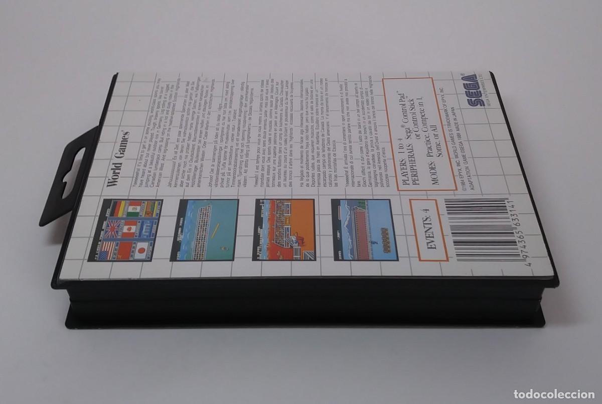 Videojuegos y consolas: WORLD GAMES MASTER SYSTEM COMPLETO - Foto 8