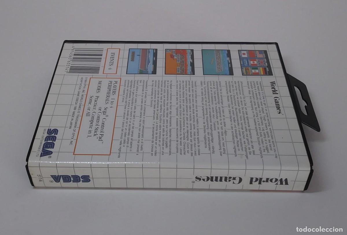 Videojuegos y consolas: WORLD GAMES MASTER SYSTEM COMPLETO - Foto 9