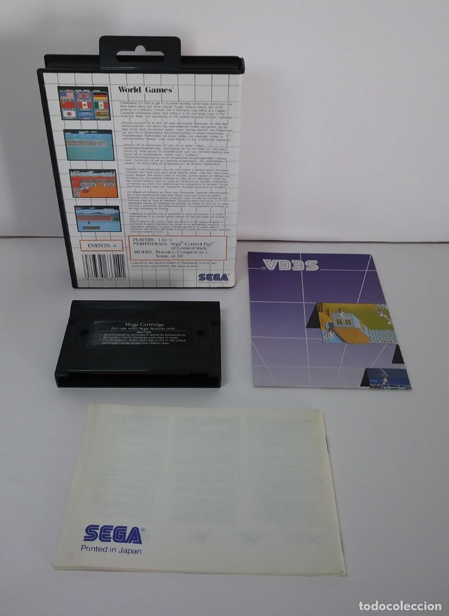 Videojuegos y consolas: WORLD GAMES MASTER SYSTEM COMPLETO - Foto 12