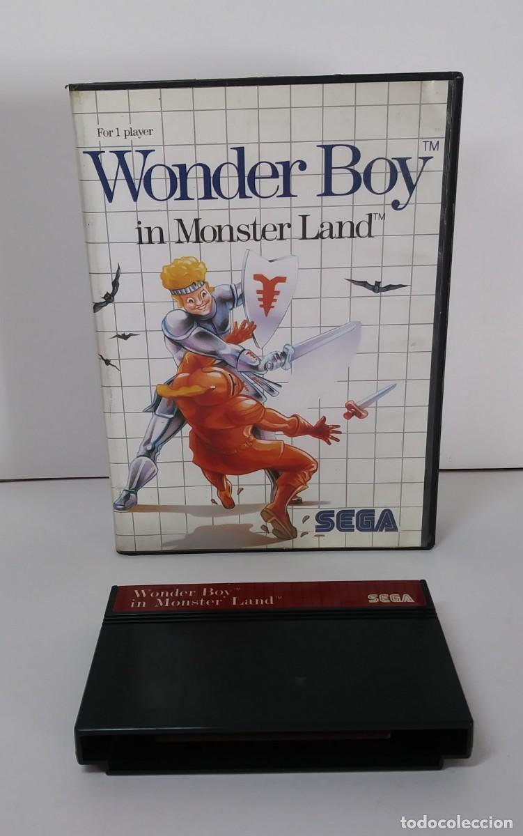 Videojuegos y consolas: WONDER BOY IN MONSTER LAND MASTER SYSTEM SIN MANUAL - Foto 2