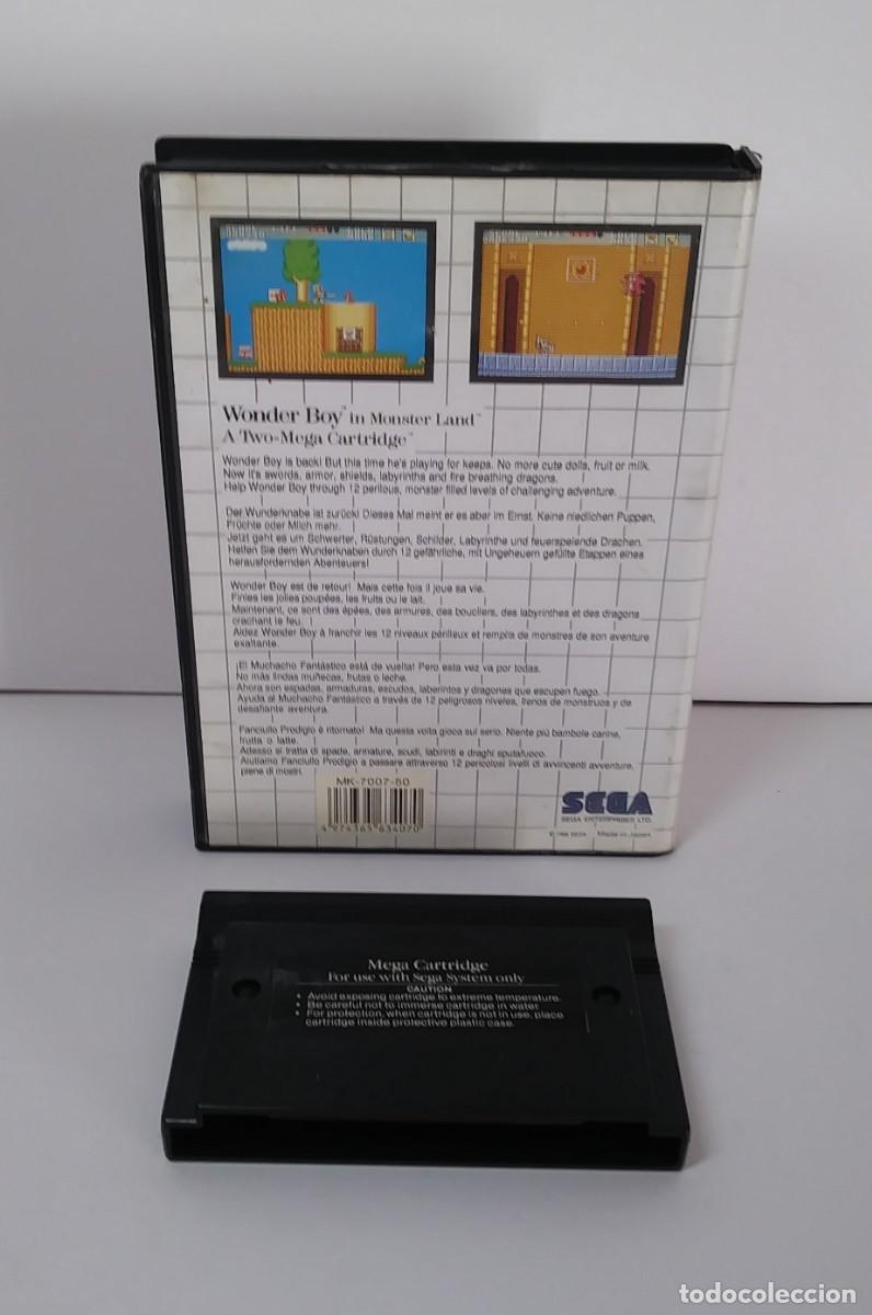 Videojuegos y consolas: WONDER BOY IN MONSTER LAND MASTER SYSTEM SIN MANUAL - Foto 12