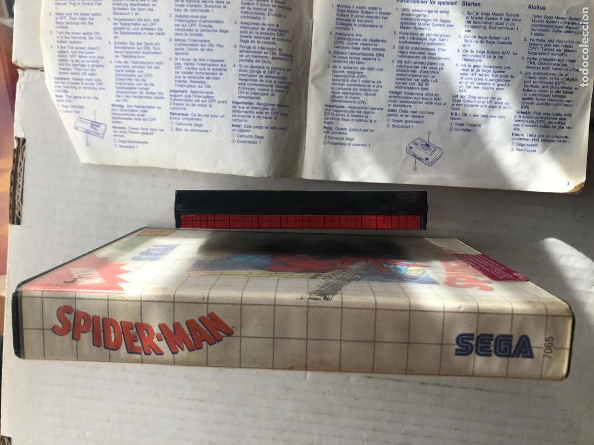 Videojuegos y consolas: SPIDER-MAN SPIDERMAN - SEGA MASTER SYSTEM - KREATEN - Foto 3