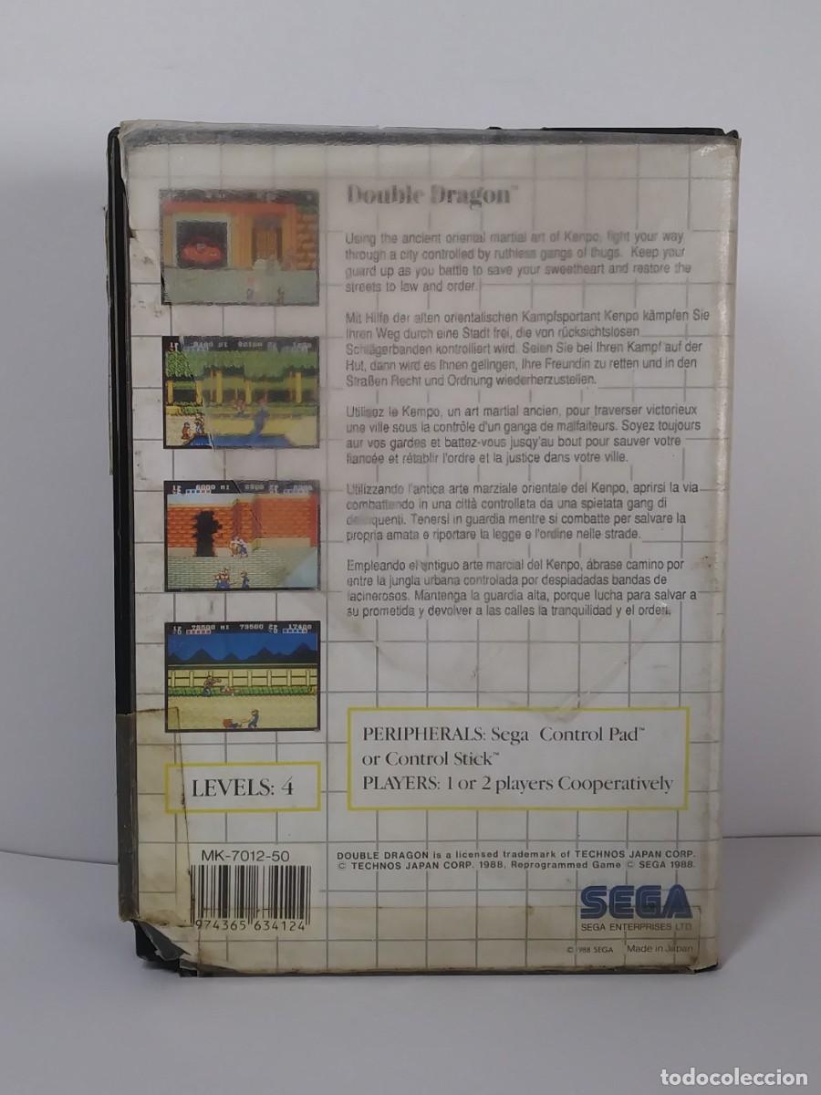 Videojuegos y consolas: DOUBLE DRAGON MASTER SYSTEM - Foto 3
