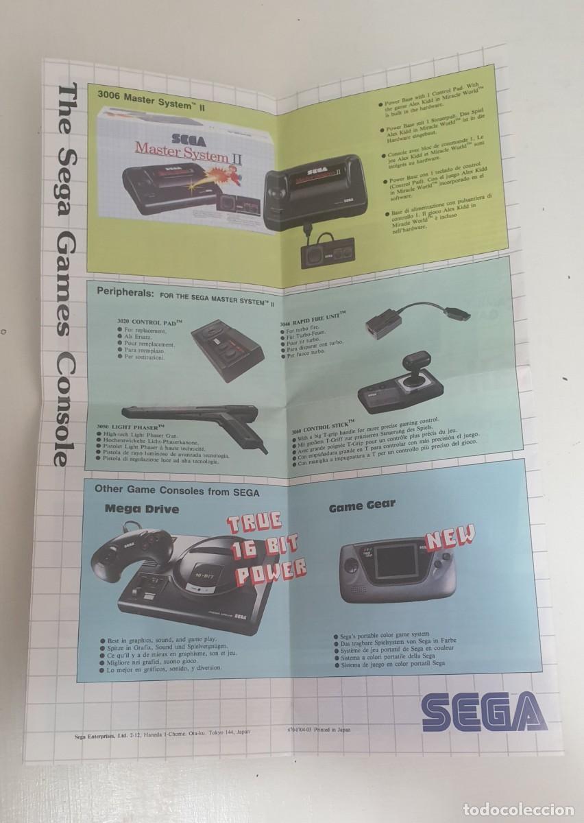 Videojuegos y consolas: Folleto sega master system 2 - Foto 2