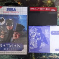 Videojuegos y Consolas: BATMAN RETURNS - JUEGO VIDEOJUEGO SEGA MASTER SYSTEM. Lote 400288724