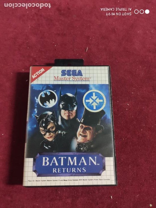 batman returns para master system juego y caja - Buy Video games and  consoles Master System on todocoleccion
