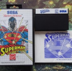 Videojuegos y Consolas: SUPERMAN THE MAN OF STEEL - JUEGO VIDEOJUEGO SEGA MASTER SYSTEM