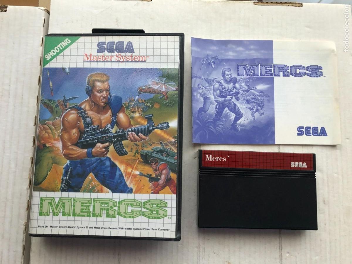 Videojuegos y consolas: MERCS - SEGA MASTER SYSTEM SMS MS KRAETEN - Foto 1