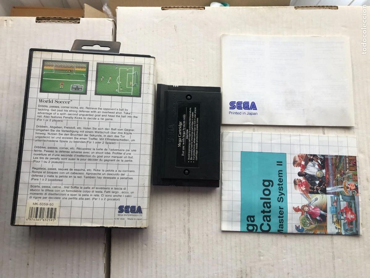 Videojuegos y consolas: WORLD SOCCER - SEGA MASTER SYSTEM SMS MS KRAETEN - Foto 2