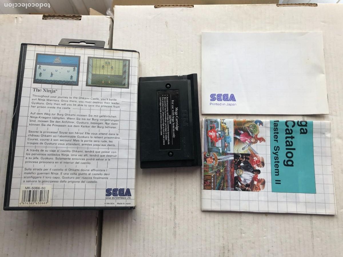 Videojuegos y consolas: THE NINJA - SEGA MASTER SYSTEM SMS MS KRAETEN - Foto 2