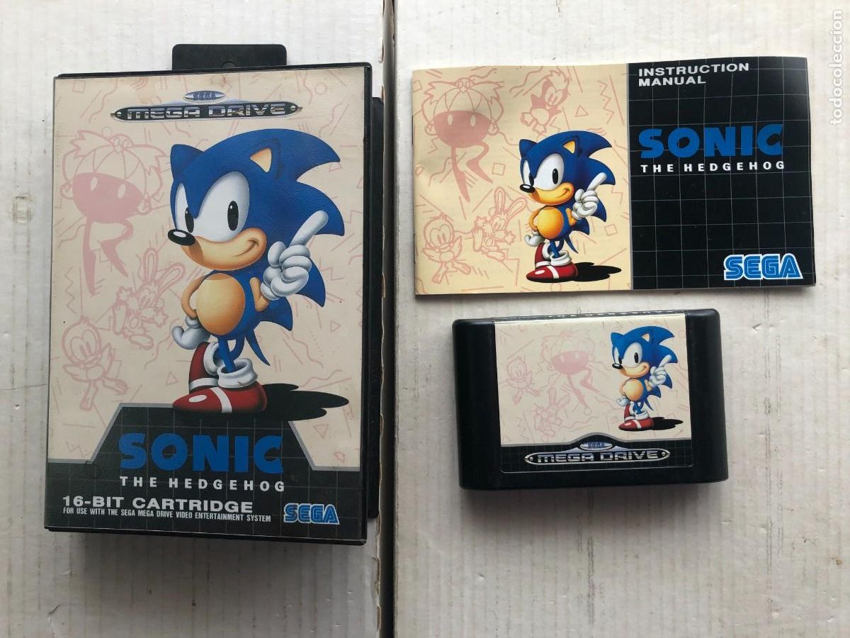 Videojuegos y consolas: SONIC THE HEDGEHOG - SEGA MASTER SYSTEM SMS MS KREATEN - Foto 1