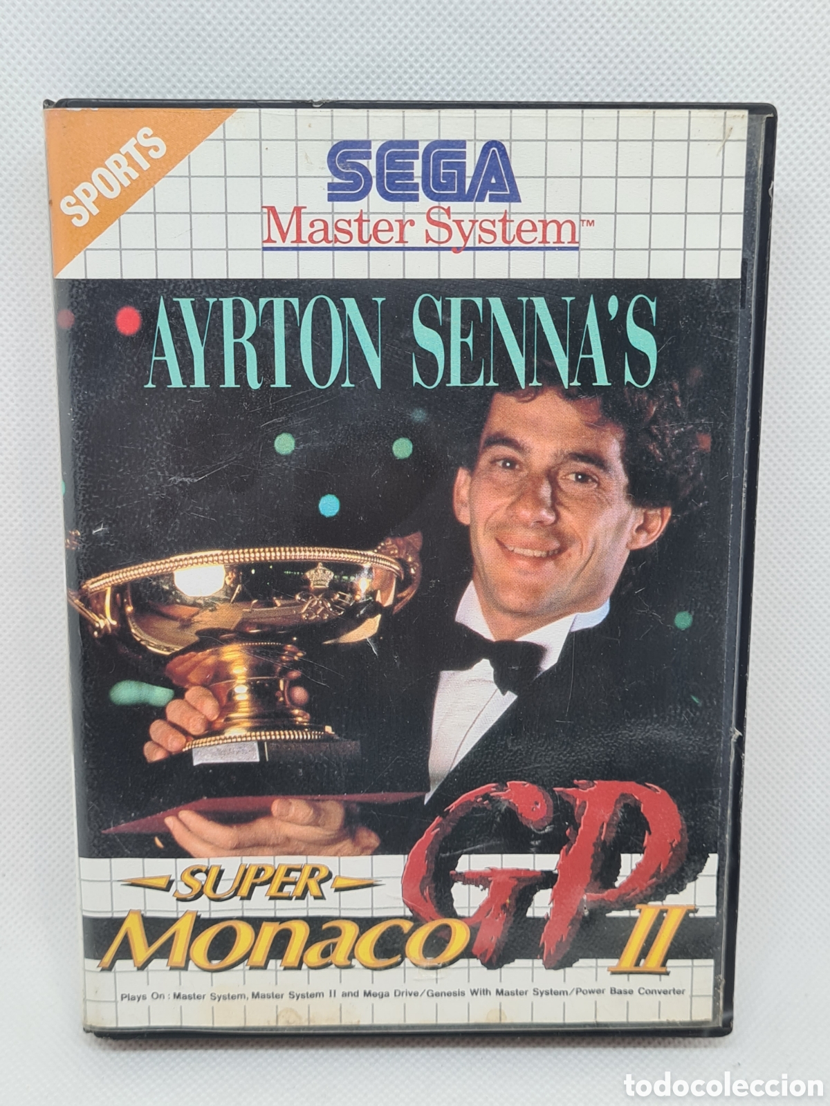 Videojuegos y consolas: AYRTON SENNA&acute;S SUPER MONACO GP II SEGA MASTER SYSTEM - Foto 1