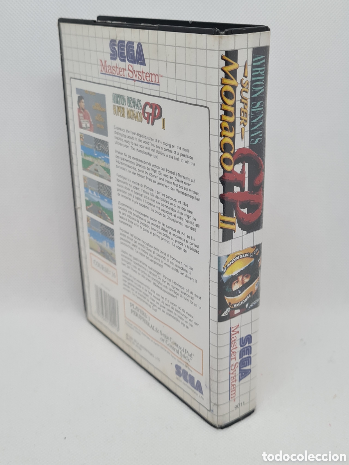 Videojuegos y consolas: AYRTON SENNA&acute;S SUPER MONACO GP II SEGA MASTER SYSTEM - Foto 2