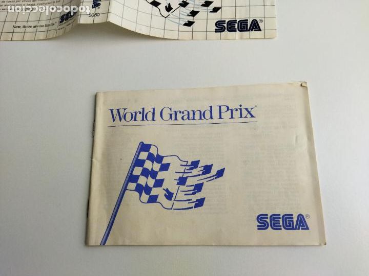Videojuegos y consolas: WORLD GRAND PRIX - MASTER SYSTEM - SEGA MASTERSYSTEM - CARATULA E INSTRUCCIONES - Foto 5