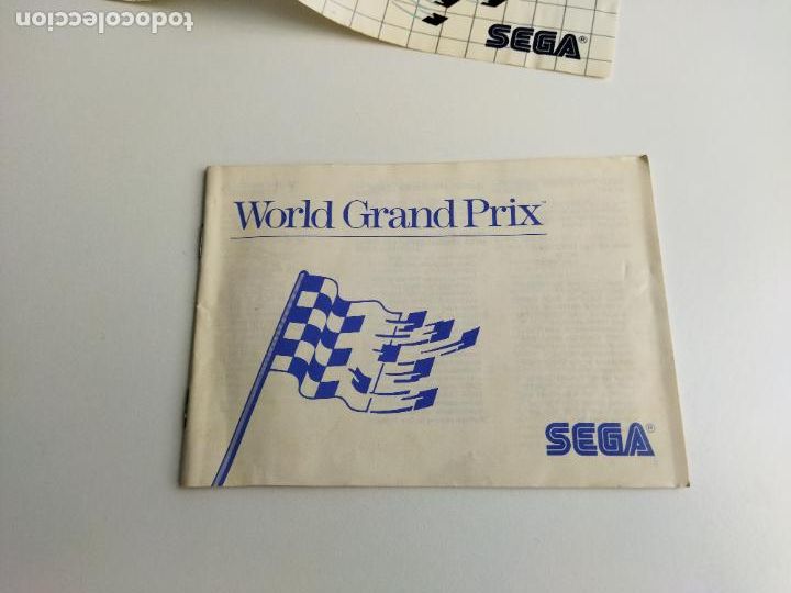 Videojuegos y consolas: WORLD GRAND PRIX - MASTER SYSTEM - SEGA MASTERSYSTEM - CARATULA E INSTRUCCIONES - Foto 6