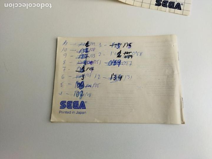 Videojuegos y consolas: WORLD GRAND PRIX - MASTER SYSTEM - SEGA MASTERSYSTEM - CARATULA E INSTRUCCIONES - Foto 9