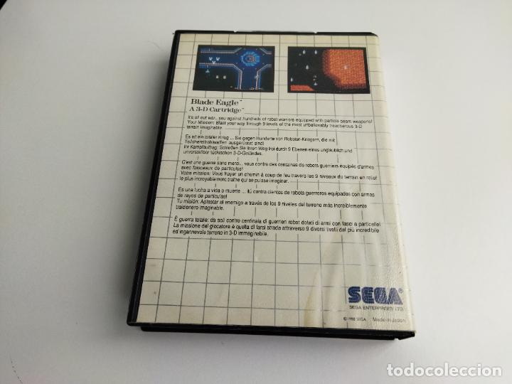 Videojuegos y consolas: BLADE EAGLE 3D 3-D - MASTER SYSTEM - SEGA MASTERSYSTEM - COMPLETO CON INSTRUCCIONES - FUNCIONANDO - Foto 8