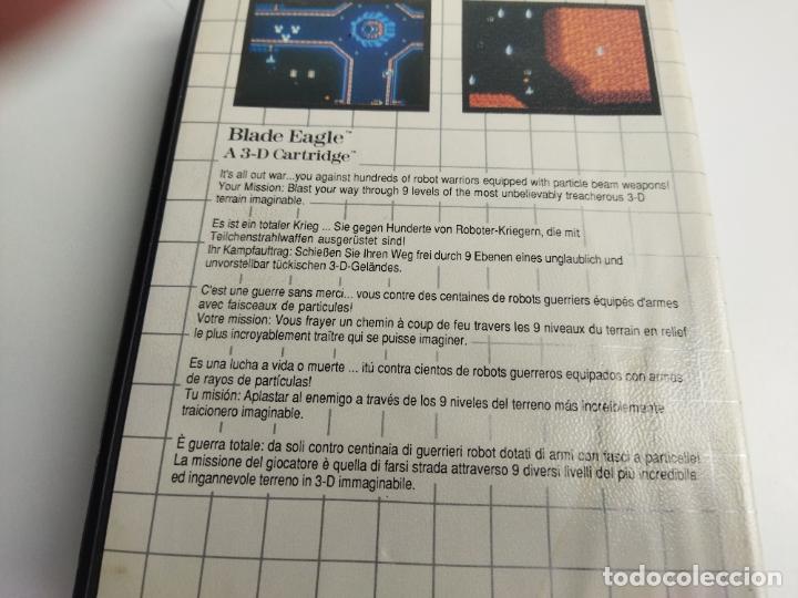 Videojuegos y consolas: BLADE EAGLE 3D 3-D - MASTER SYSTEM - SEGA MASTERSYSTEM - COMPLETO CON INSTRUCCIONES - FUNCIONANDO - Foto 9
