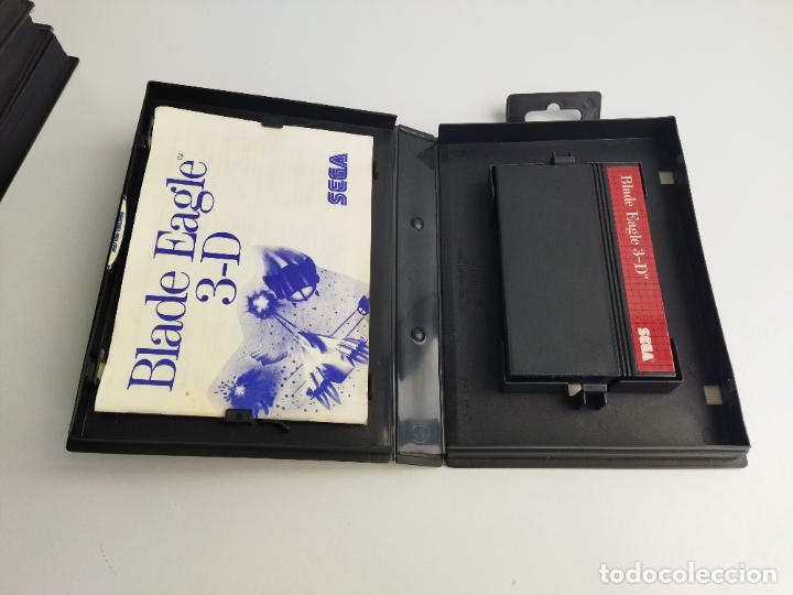 Videojuegos y consolas: BLADE EAGLE 3D 3-D - MASTER SYSTEM - SEGA MASTERSYSTEM - COMPLETO CON INSTRUCCIONES - FUNCIONANDO - Foto 11