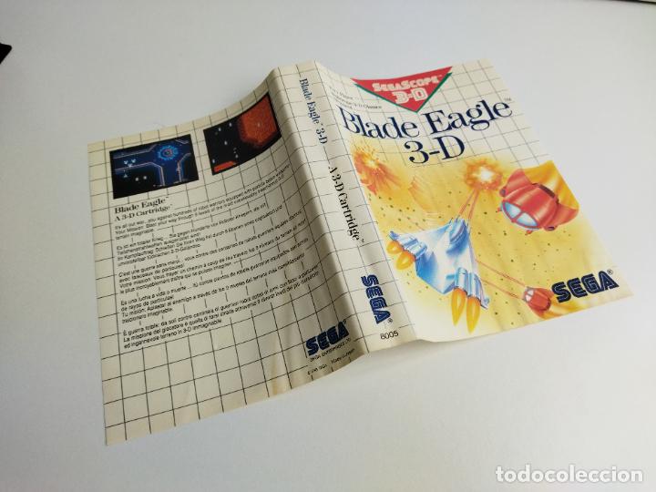 Videojuegos y consolas: BLADE EAGLE 3D 3-D - MASTER SYSTEM - SEGA MASTERSYSTEM - COMPLETO CON INSTRUCCIONES - FUNCIONANDO - Foto 22