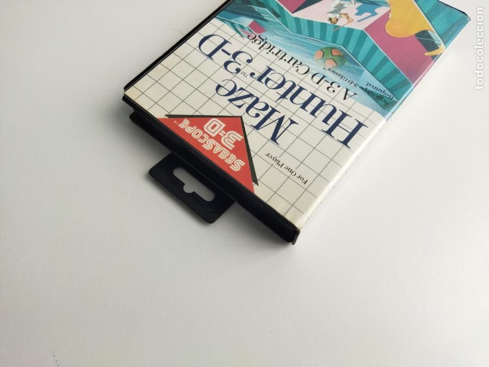 Videojuegos y consolas: MAZE HUNTER 3D 3-D - MASTER SYSTEM - SEGA MASTERSYSTEM - CAJA Y CARTUCHO - FUNCIONANDO - Foto 4