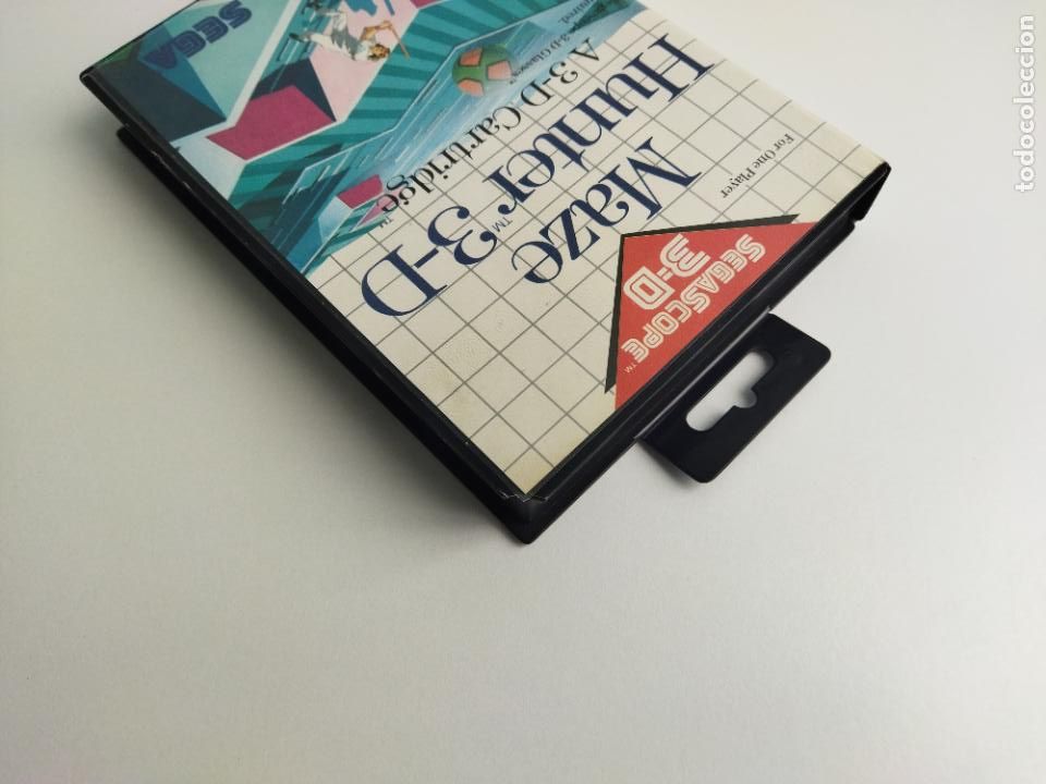 Videojuegos y consolas: MAZE HUNTER 3D 3-D - MASTER SYSTEM - SEGA MASTERSYSTEM - CAJA Y CARTUCHO - FUNCIONANDO - Foto 5