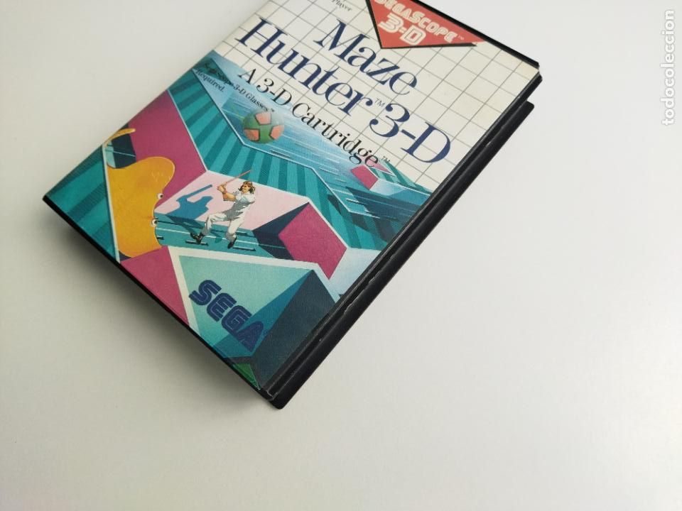 Videojuegos y consolas: MAZE HUNTER 3D 3-D - MASTER SYSTEM - SEGA MASTERSYSTEM - CAJA Y CARTUCHO - FUNCIONANDO - Foto 6