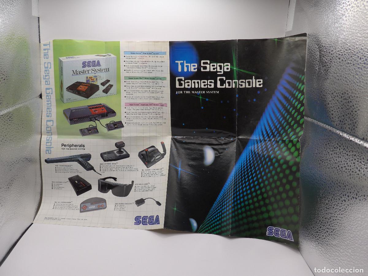 Videojuegos y consolas: CATALOGO POSTER THE SEGA GAMES CONSOLE FOR THE MASTER SYSTEM - Foto 2