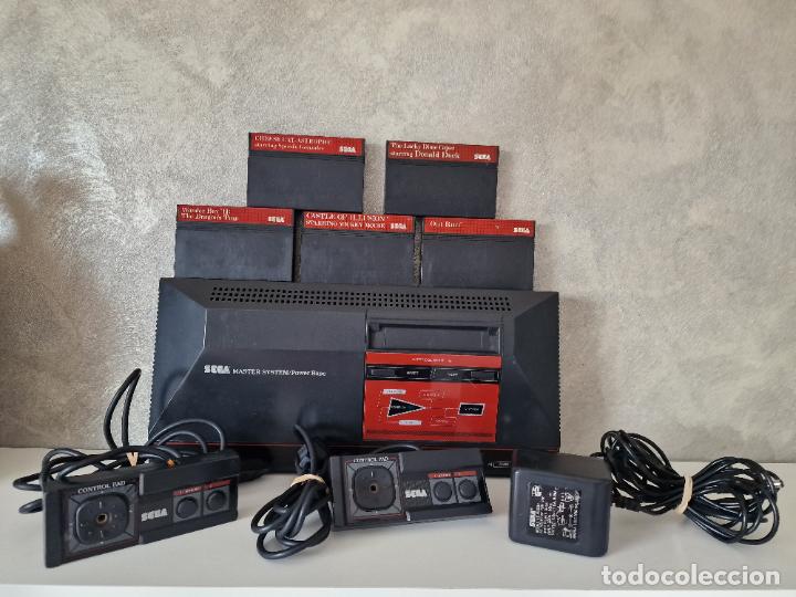 Videojuegos y consolas: LOTE CONSOLA MASTER SYSTEM SIN JUEGO EN LA MEMORIA - Foto 1