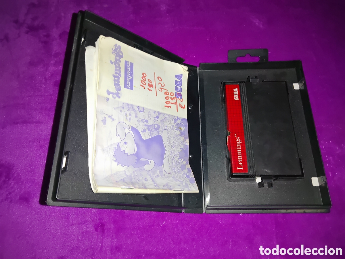 Videojuegos y consolas: LEMMINGS SEGA MASTER SYSTEM CON MANUAL - Foto 2