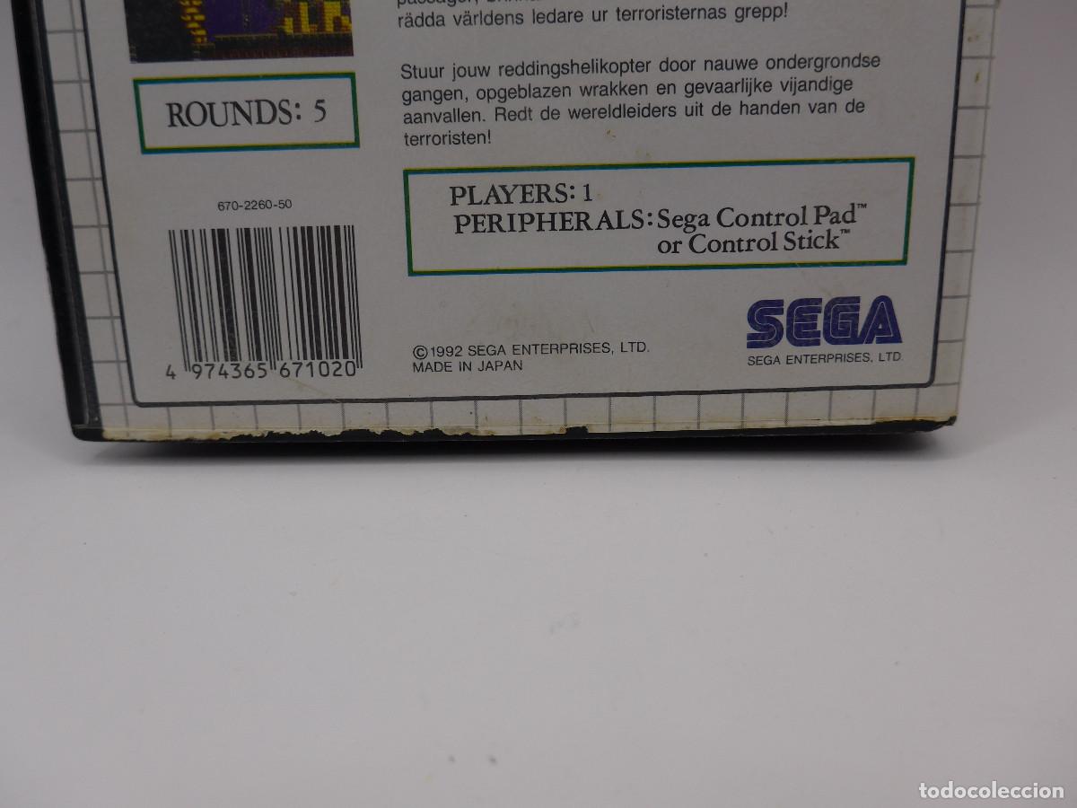 Videojuegos y consolas: CAJA VACIA ORIGINAL DEL JUEGO DE MASTER SYSTEM - AIR RESCUE - Foto 4