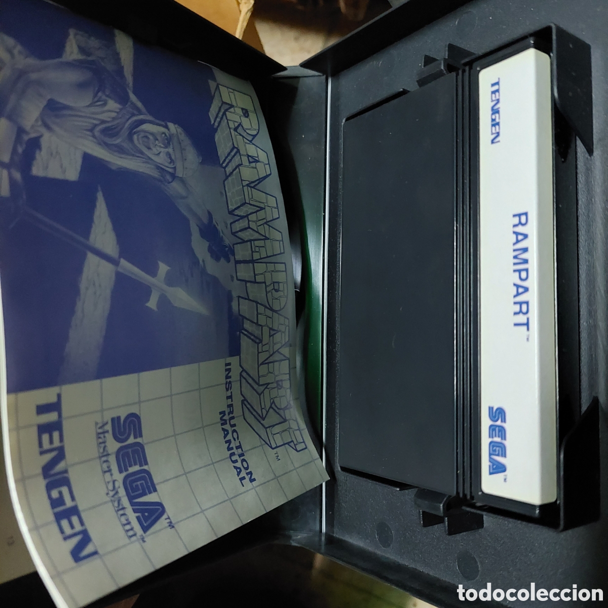 Videojuegos y consolas: Videojuego rampart master system cartucho - Foto 3