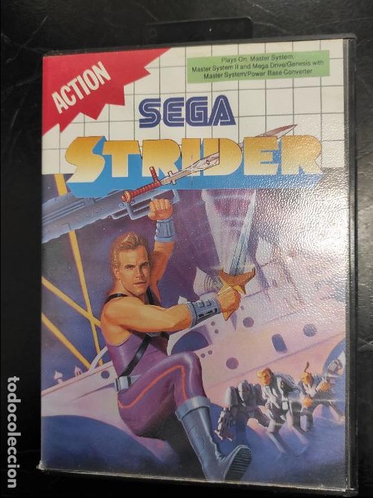 Videojuegos y consolas: Strider - Sega Master System MS - PAL Completo - Foto 1