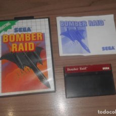 Videojuegos y Consolas: BOMBER RAID COMPLETO SEGA MASTER SYSTEM PAL ESPAÑA