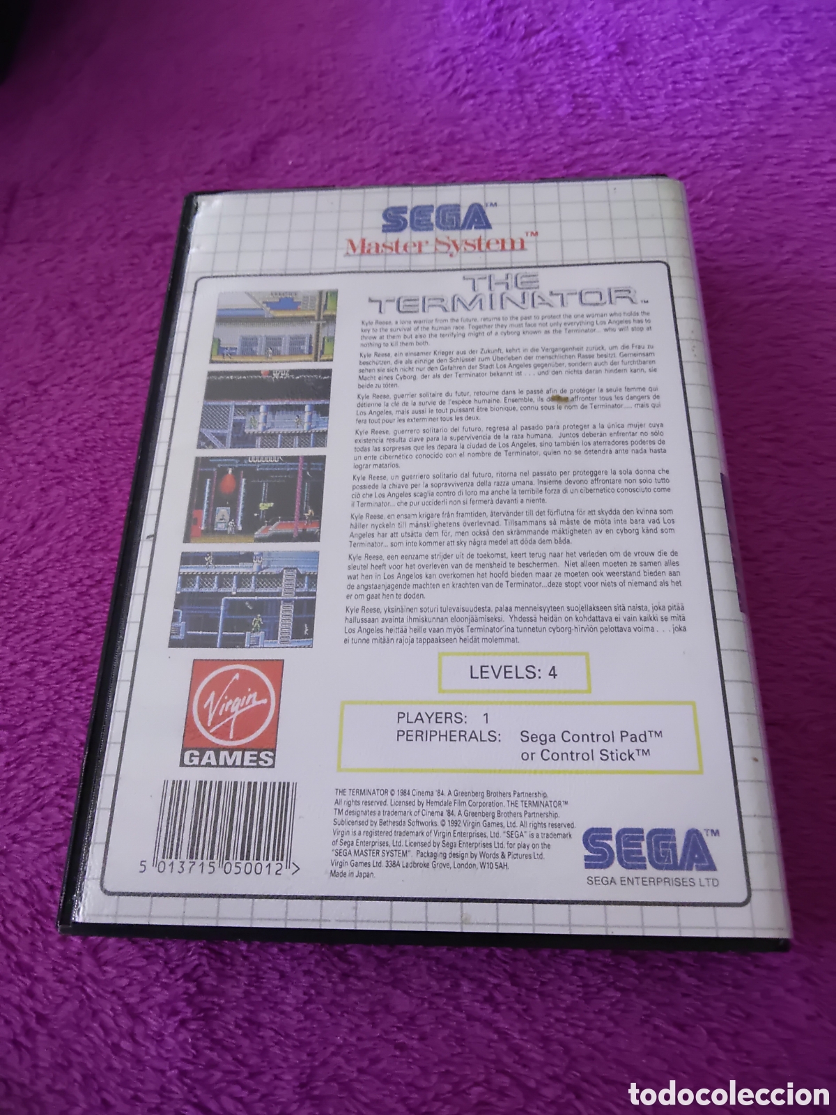 Videojuegos y consolas: VIDEOJUEGO SEGA MASTER SYSTEM THE TERMINATOR - Foto 3