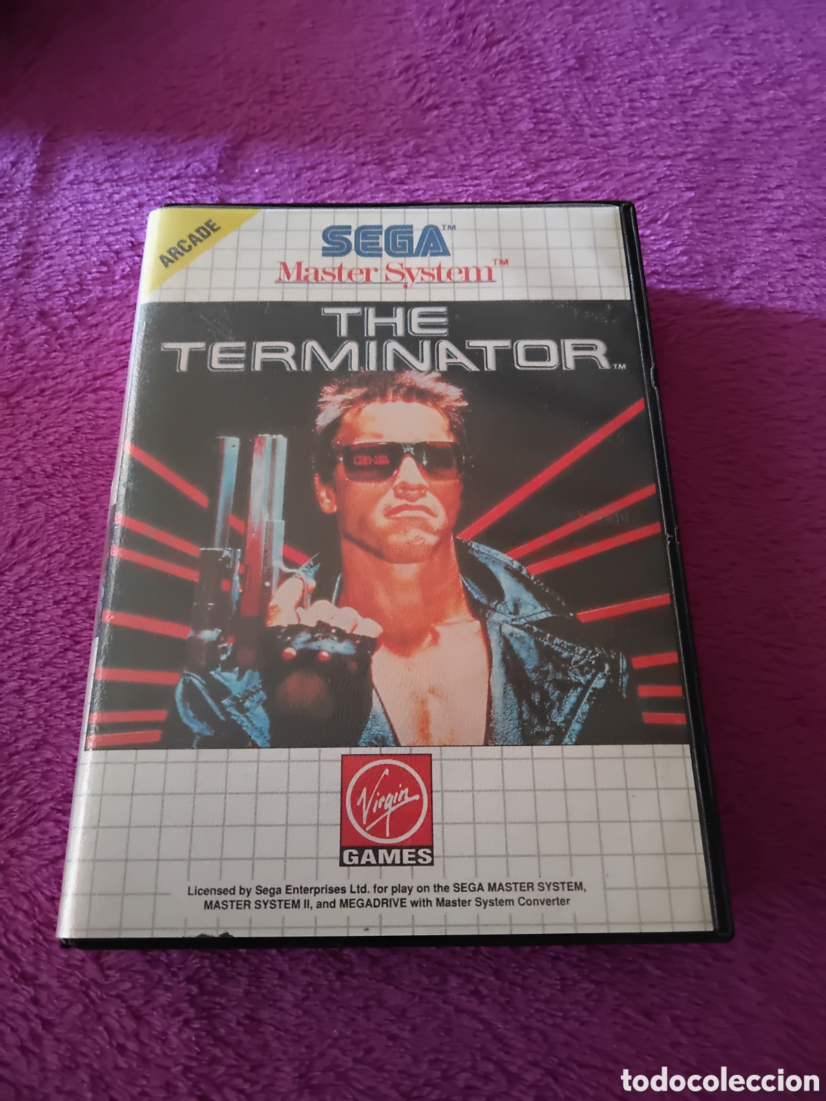 Videojuegos y consolas: VIDEOJUEGO SEGA MASTER SYSTEM THE TERMINATOR - Foto 1