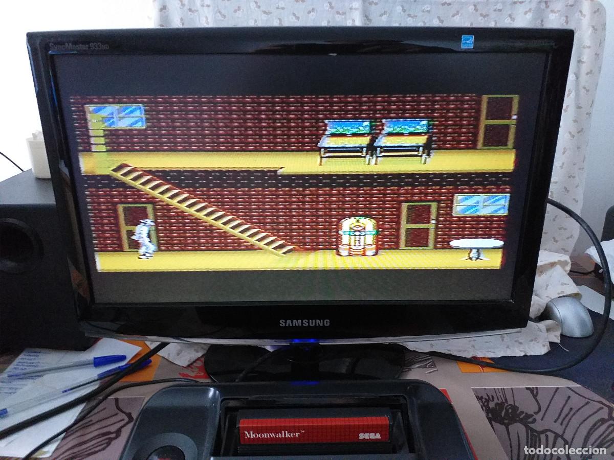 Videojuegos y consolas: Moonwalker Videojuego Cartucho Consola Master System - Foto 4