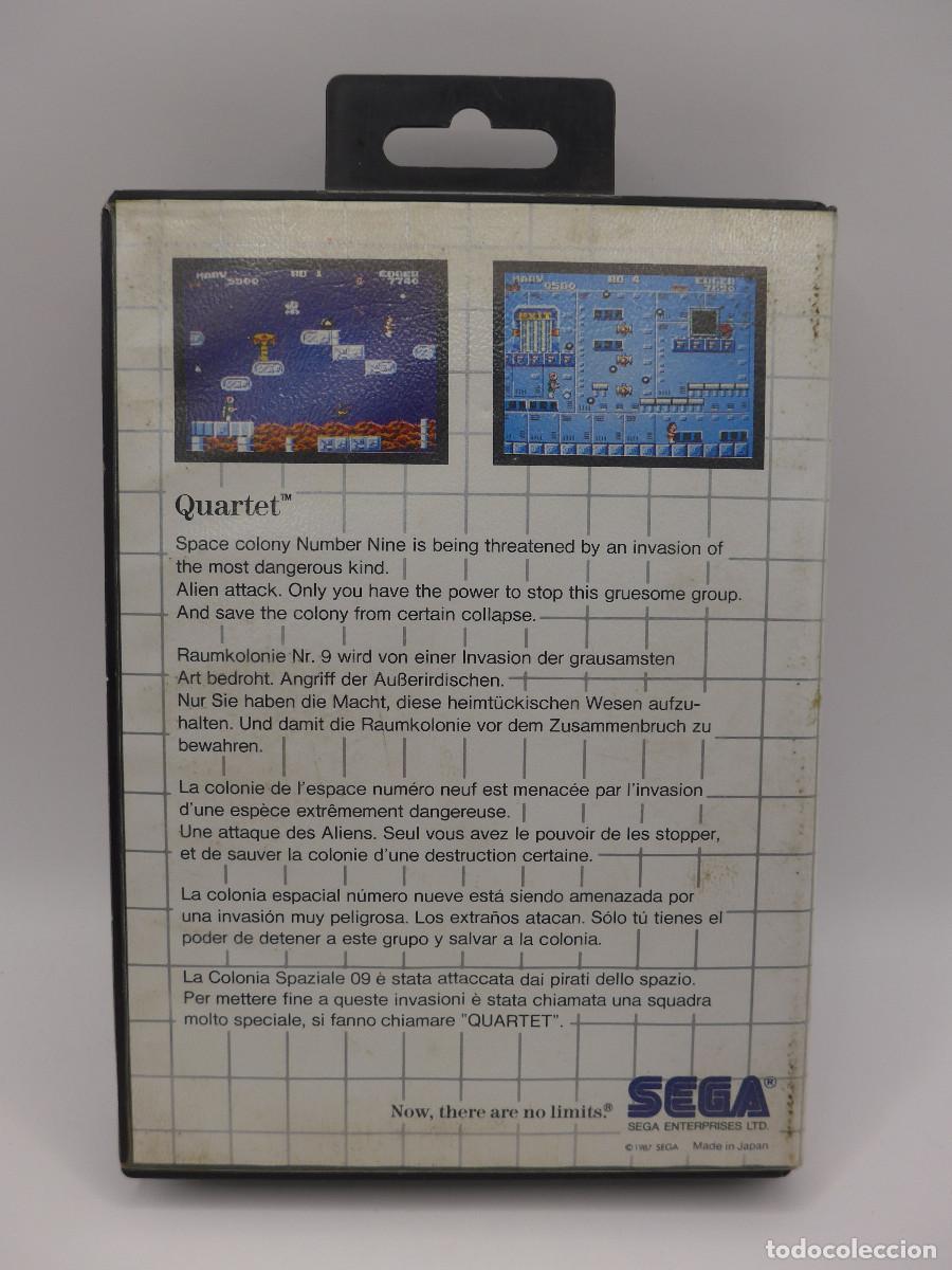 Videojuegos y consolas: JUEGO DE SEGA MASTER SYSTEM QUARTET - Foto 3