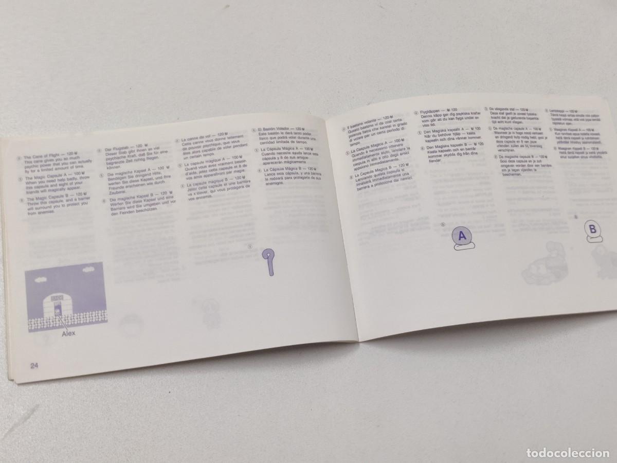 Videojuegos y consolas: MANUAL ALEX KIDD IN MIRACLE WORLD - Foto 3