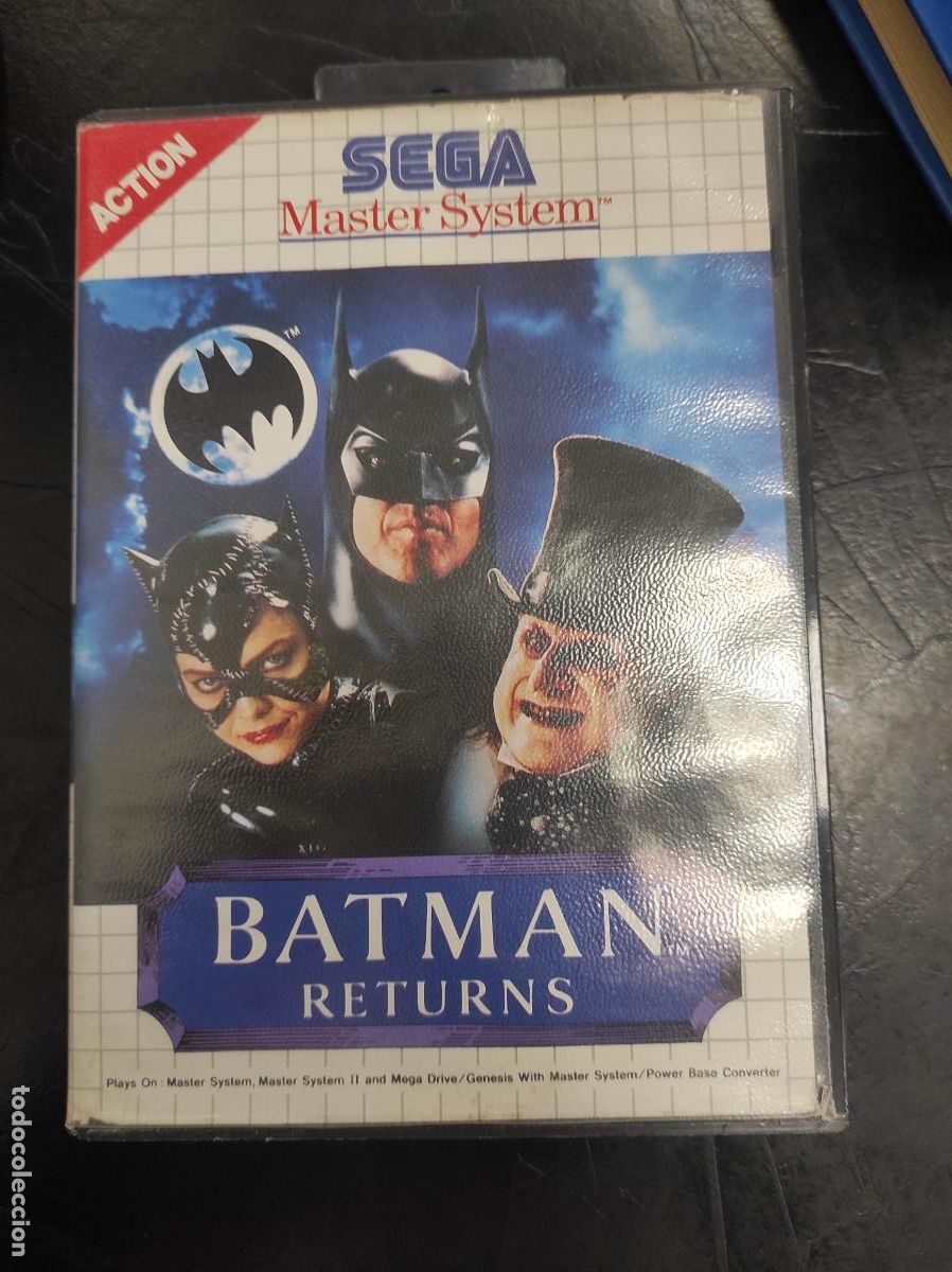 Videojuegos y consolas: Batman Returns - Sega master system SMS - PAL Sin manual - Foto 1