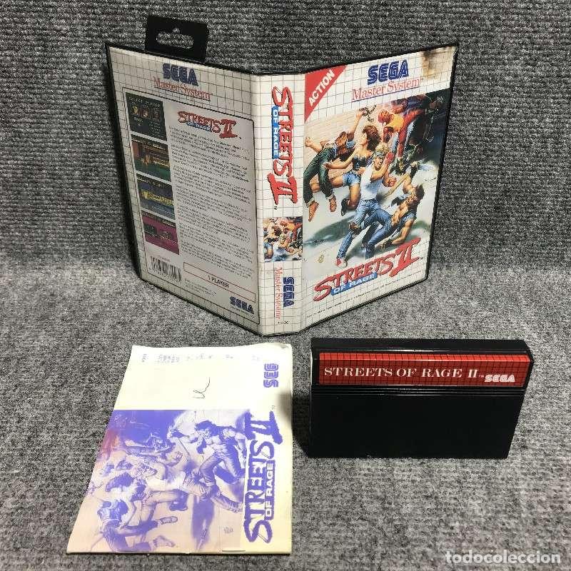 Videojuegos y consolas: STREETS OF RAGE II SEGA MASTER SYSTEM - Foto 1