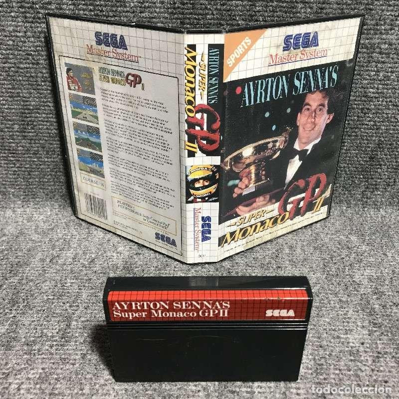 Videojuegos y consolas: AYRTON SENNAS SUPER MONADO GP II SEGA MASTER SYSTEM - Foto 1