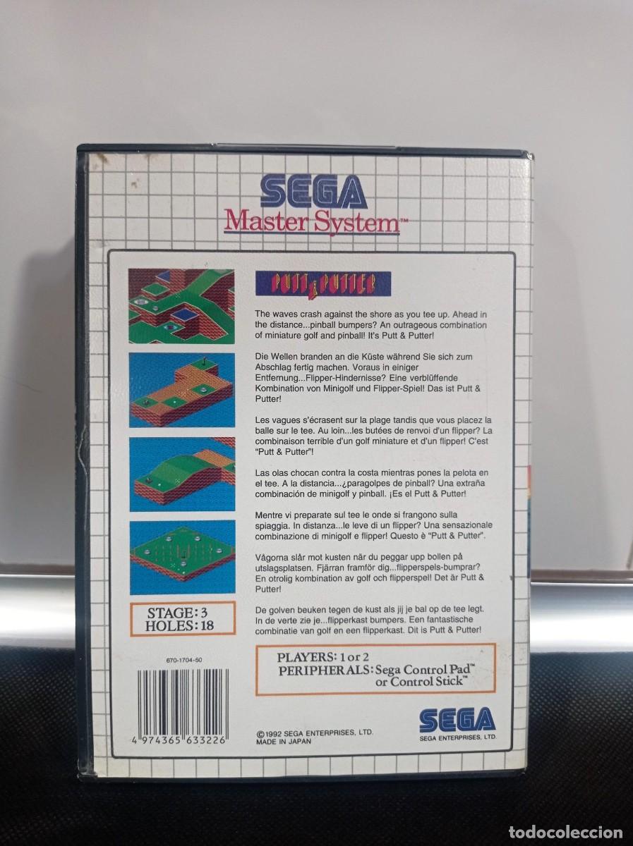 Videojuegos y consolas: JUEGO CARTUCHO SEGA MASTER SYSTEM: PUTT & PUTTER - Foto 2