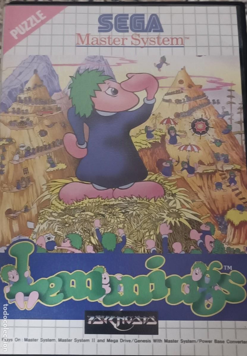 Videojuegos y consolas: Sega Master System Lemmings - Foto 1