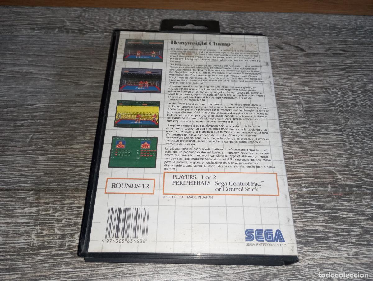 Videojuegos y consolas: Juego Heavyweight Champ sega master system - Foto 5
