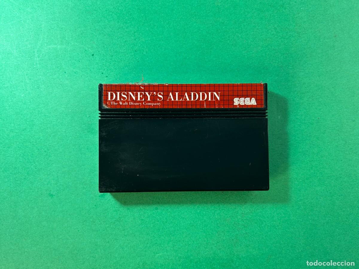 Videojuegos y consolas: JUEGO DISNEY`S ALADDIN SEGA MASTER SYSTEM - Foto 1