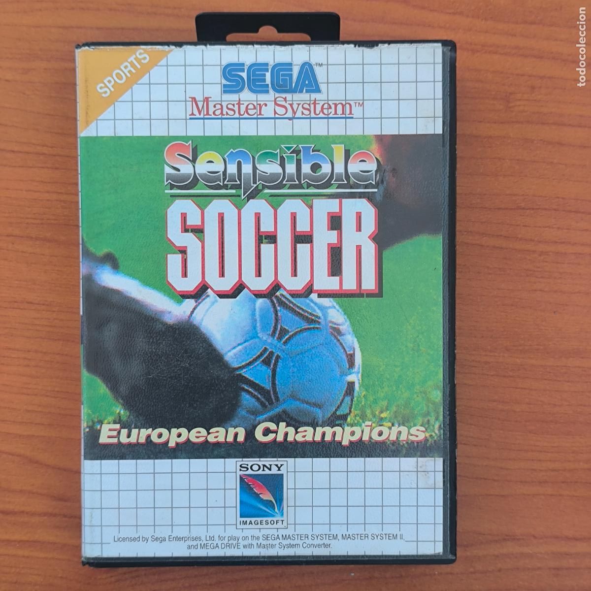 Videojuegos y consolas: Sensible Soccer Master System, completo - Foto 2